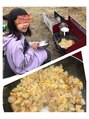 アルバヘアー(alba hair +) 娘ちゃんが焼き飯を作ってくれました。外ご飯は最高に美味！