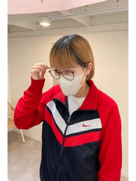 キオン(kyon) 【kyon】ぷつっとボブ ワイドバング