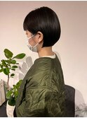 CAF松本/ボブとショートの間/ダークアッシュ/大阪/心斎橋