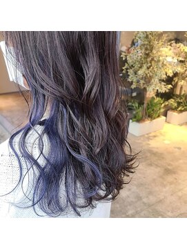 ディフィー 梅田(Defi) インナーカラーブルーラベンダー