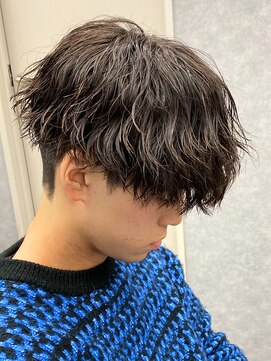 エルマーク 枚方(L-MARK) マッシュスパイラルパーマツイストスパイラル波巻きメンズ