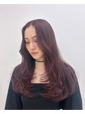 グレージュカラー透明感カラーオリーブカラー