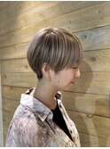 刈り上げ マッシュショート