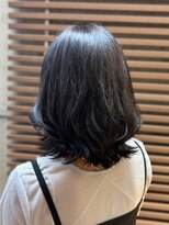 イヴ 新浦安店(Eve)&nbsp;こなれミディ大人女子切りっぱなしくびれヘアうるツヤ美髪