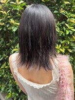 ミュラ(mulah)&nbsp;透明感カラーダークブラウン＊レイヤーカット外ハネワンカール