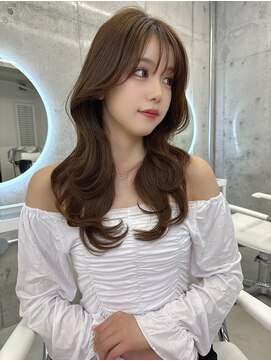 エヌアイ オモテサンドウ(ni omotesando) 憧れ韓国くびれヘア/顔まわりカットレイヤーカット艶髪黒髪