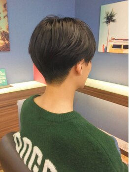 R ヘアーアンドメイク 立野店の写真/乾かすだけで、簡単、カッコいいスタイルを提案！ON/OFFキマる似合わせスタイルなら"R Hair&Make"へ。