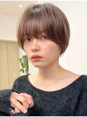 【Say.福岡】ショートボブ×ベージュブラウン×ひし形シルエット