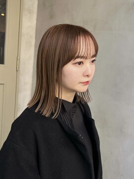 シエカ(CIECA.) マッシュパーマ/ハイトーンカラー/前髪パーマ/アースカラー