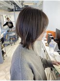 2025年大人気くびれボブルフマロングレージュイルミナ北区美容院
