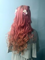 チキータ(chiquita) ヘアアレンジ　ハーフアップ