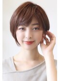 【 I. 】30代からのナチュラル前下がりショートボブ 川口