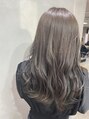 ユニコヘア(unico hair)&nbsp;ブリーチなしブルージュカラーベースが明るければ透明感抜群◎