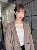 【SANA】ミニボブ ブラウンジュ