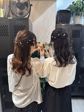 ヴァイス 渋谷店(VAICE) 《ライブ前ヘアセット》双子アレンジ
