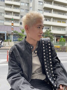 ソーコ 渋谷(SOCO) メンズカットメンズショートスパイキーショートブリーチ抜きっぱ