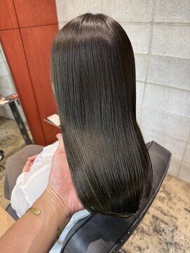 ノル 栄矢場町(nol) オリーブ(オリーブグレージュ/髪質改善カラー/マットグレー)