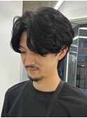 大人の色気髪/フェザーパーマ/ニュアンスパーマ
