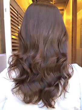 チョビー(Chobii) 表参道 コテ巻き風パーマ デジタルパーマ 暗めカラー韓国風