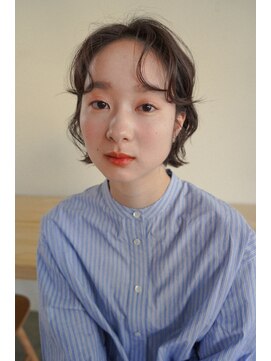 タス(tas) ゆるボブパーマ似合わせ顔周りカット顔まわりレイヤーカット