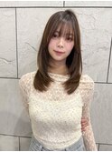 ミディアム/レイヤーカット/トリートメント/【lana hair新宿】