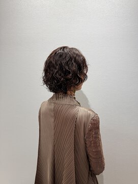 ショートボブ×パーマ