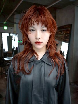 ギークス(GEEKS) 【GEEKS渋谷】ロングレイヤー/渋谷ウルフ/ワンブリーチ/冬カラー