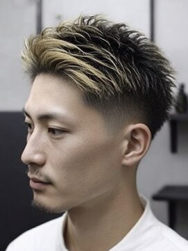 ケシキ 表参道 原宿(kesiki.) 刈り上げメンズハイライト