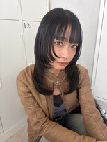 エイト プラット 渋谷2号店(EIGHT plat)&nbsp;落ちる黒　レイヤーカット　1/20