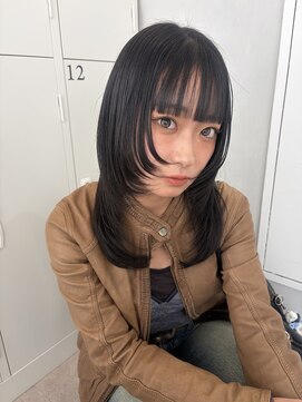 エイト プラット 渋谷2号店(EIGHT plat) 落ちる黒　レイヤーカット　1/20