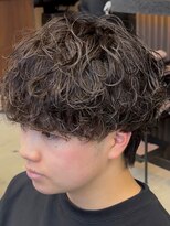 メンズサロン ノード 栄(men’s salon NODE)&nbsp;シャドウパーマレイヤーマッシュ栄スタイル