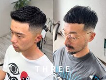 THREE HAIR SHOP【8月上旬 NEW OPEN(予定)】の雰囲気(<理容室>吹田/MEN'S/ツイストスパイラルパーマ/スペインカール)