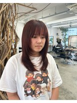 ソーソー(SoSo)&nbsp;オレンジ×レイヤーダークパープル