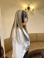 コラゾン イオンモール長久手店(Corazon) ベージュ×セクションカラー