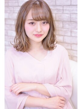 メイズ(MAZE) 【メイズ東中野・鍛原志行】ミディアムボブのふんわりウェーブ