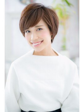 ヘアアンドビューティー ミック(Hair & Beauty miq) 清楚なひし形ショートボブb