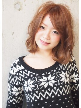 ヘアーサロンブランコ(hair salon blanco) ミルクデジタルパーマ×コーラルベージュ☆