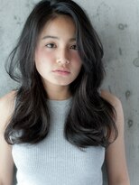 NORA【ERI】小顔前髪黒髪暗髪デジタルパーマくせ毛風艶カール