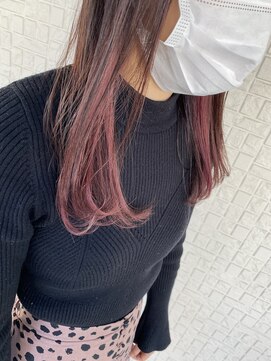 テラスヘア 新潟駅南(TERRACE hair) 春先取りインナーピンク♪