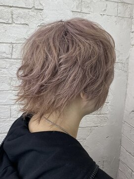 エクラート リラ 立川店(ECLART lilas.) 束感ピンクベージュ【ケアブリーチ/ペールトーンカラー】