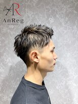 アンレッグ(AnReg) 【アンレッグ】アップバングショート×ナチュラルハイライト