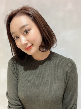 トローノ 栄(TRONO) タンバルモリ/韓国/内巻きボブ