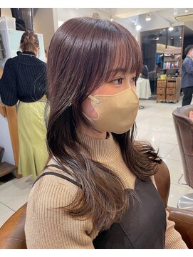 ネオリーブアイム 横浜西口店(Neolive aim) 顔まわりレイヤー　韓国ヘア横浜＊