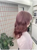 前髪/マチルダボブ/ピンクベージュ/インナーグレージュ/渋谷