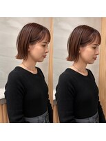 ロンドプロフィール 浦和(Lond profil)&nbsp;中川　前髪カット顔まわり似合わせ外ハネくびれレイヤーミディ