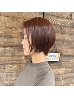 アウラ 高岡店(AULA)&nbsp;ショート×クリーミーピーチ