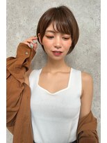 アンバー 池袋(amber)&nbsp;ハンサムショート/ミルクティーベージュ/髪質改善[池袋駅]