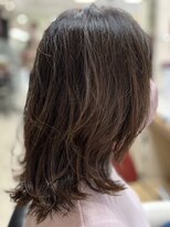 ヘアークリアー 春日部 大人可愛い外ハネミディアムレイヤースタイル/30代40代50代
