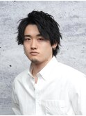メンズウルフアップバング〈吉祥寺/男性/メンズ/バーバー〉