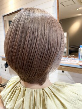 ピトヘアサロン(PITO hair salon) 【PITO】ピンクパール　ショート　レイヤー　ボブ